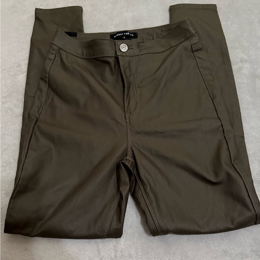 Almost Famous Olive Green Pants
